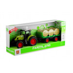 Traktor s prívesom so senom 37,5 cm, svetlo + zvuk